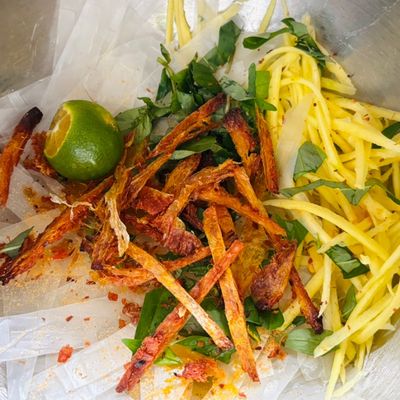 Bánh tráng trộn chay